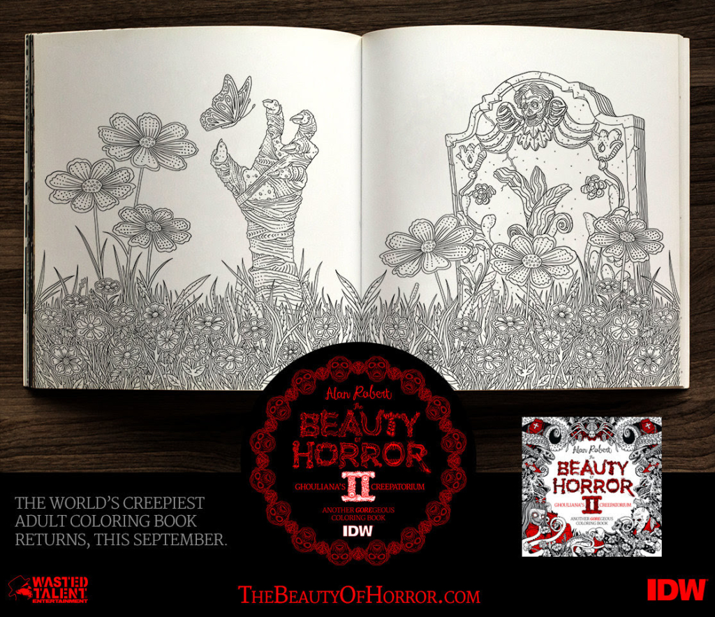 The Beauty of Horror, The Most GOREgeous Coloring Book of Last Year