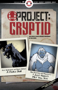 AHOY! Comics Project Cryptid issue 9 cover This series has multiple stories with various creative teams.