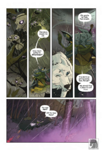 Dark Horse Comics Goblin volume 1: The Wolf and the Well by Eric Grissom and Will Perkins page 15 with colors and letters