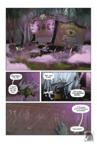 Dark Horse Comics Goblin volume 1: The Wolf and the Well by Eric Grissom and Will Perkins page 16 with colors and letters
