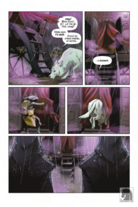 Dark Horse Comics Goblin volume 1: The Wolf and the Well by Eric Grissom and Will Perkins page 17 with colors and letters