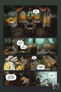 Dark Horse Comics Goblin volume 1: The Wolf and the Well by Eric Grissom and Will Perkins page 18 with colors and letters