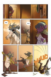 Dark Horse Comics Goblin volume 1: The Wolf and the Well by Eric Grissom and Will Perkins page 89 with colors and letters