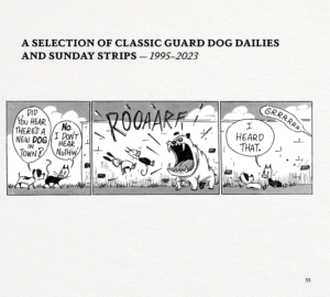 A comic strip from a selection of classic Guard Dog dailies and Sunday strips 1995-2023