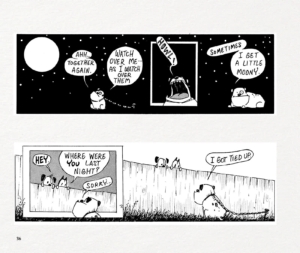 A comic strip from a selection of classic Guard Dog dailies and Sunday strips 1995-2023