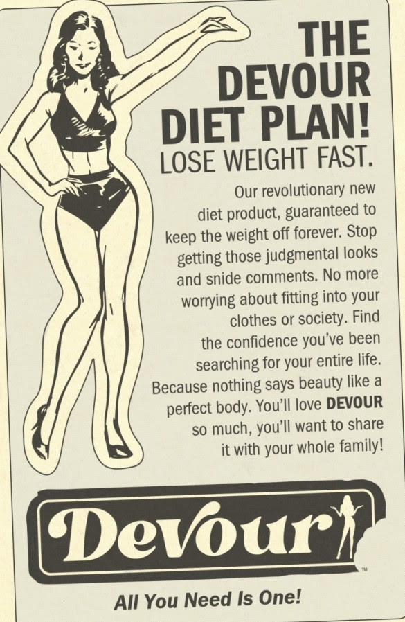 a satire of a Diet Industry ad